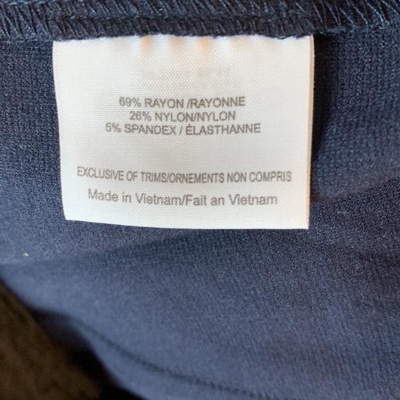 Tory Burch Women’s Navy Blue Skirt Size S/P - Picture 5 of 6